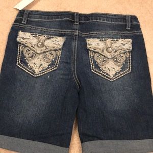 NWT! denim shorts